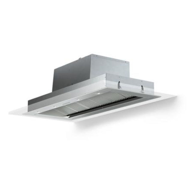 Verona VEINS46GSS 46 inch Designer Range Hood Insert with 1200 CFM, Stainless Steel Baffle Filters, LED Lighting in Stainless Steel