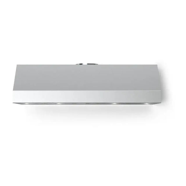 Verona VELP3610GSS 36 inch Designer Low Profile Under Cabinet Range Hood with 600 CFM, Stainless Steel Baffle Filters, LED Lighting in Stainless Steel