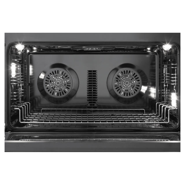 Verona VMFSIE365EE 36 inch Ultima Midnight Collection Freestanding Induction Range with 5 Elements, 5 cu. ft. Oven Capacity, Touch Control Clock in Matte Black