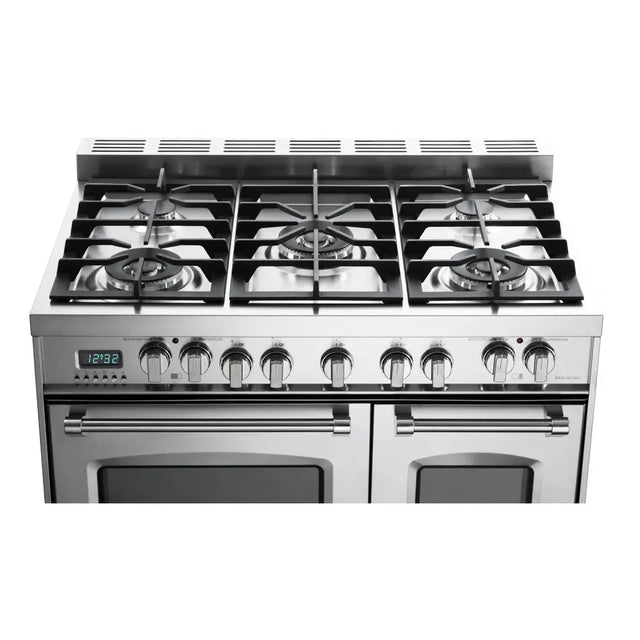 Verona VPFSGE365DSS 36 inch Prestige Series Freestanding Dual Fuel Double Oven Range with 5 Sealed Burners, 3.9 cu. ft. Oven Capacity, European Convection (Stainless Steel)