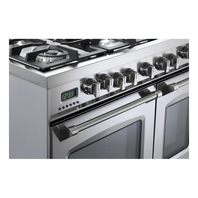 Verona VPFSGE365DSS 36 inch Prestige Series Freestanding Dual Fuel Double Oven Range with 5 Sealed Burners, 3.9 cu. ft. Oven Capacity, European Convection (Stainless Steel)