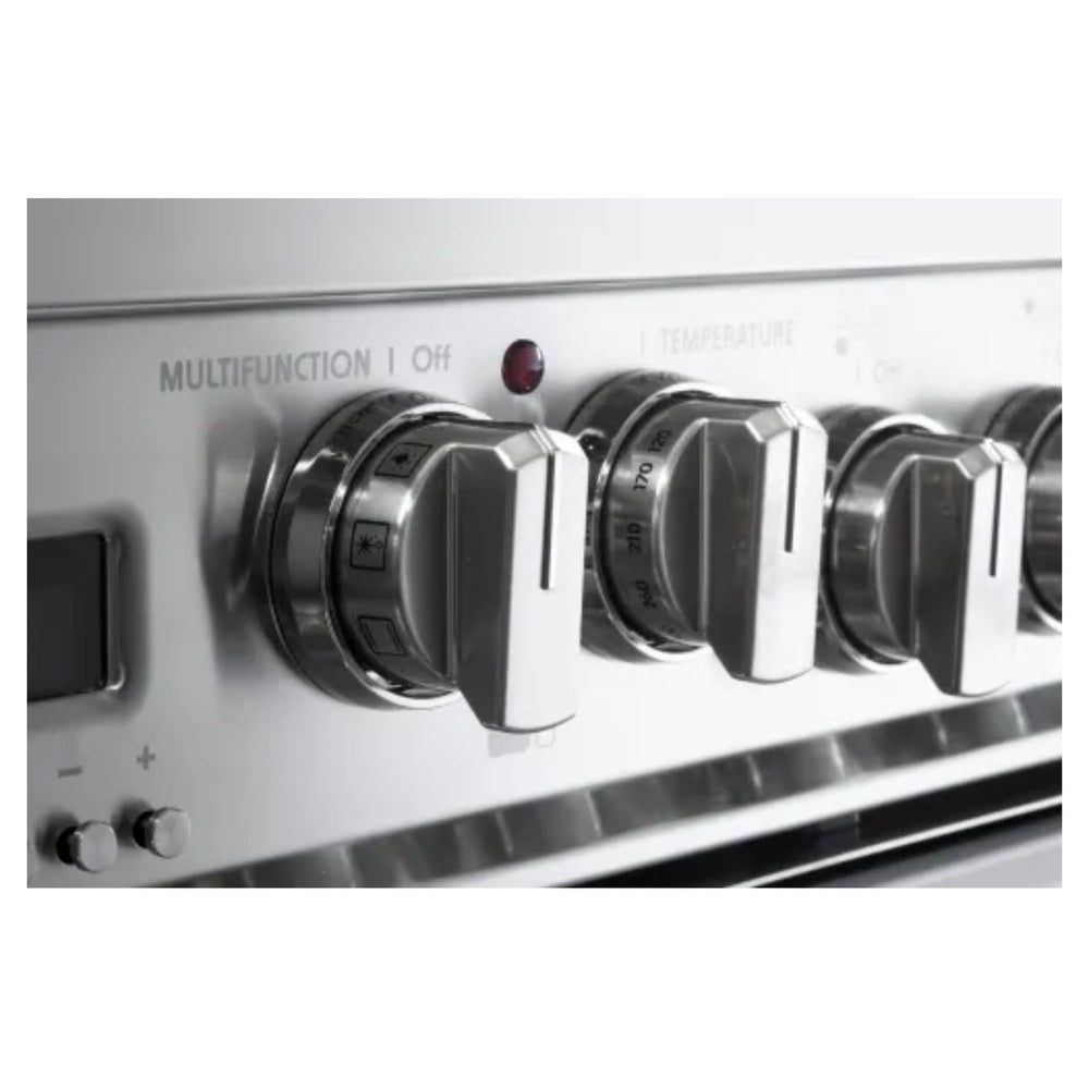 Verona VPFSGE365DW 36 inch Prestige Series Freestanding Dual Fuel Double Oven Range with 5 Sealed Burners, 3.9 cu. ft. Oven Capacity, European Convection (White)