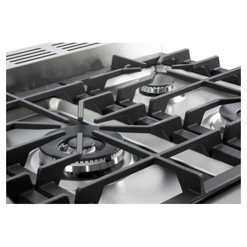 Verona VPFSGE365DW 36 inch Prestige Series Freestanding Dual Fuel Double Oven Range with 5 Sealed Burners, 3.9 cu. ft. Oven Capacity, European Convection (White)
