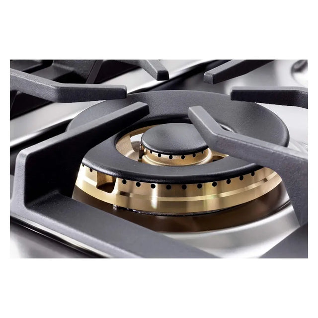 Verona VUFSGG365SS 36 inch Ultima Collection Freestanding Gas Range with 5 Sealed SABAF Brass Burners, 5 cu. ft. Oven Capacity, Temperature Gauge (Stainless Steel)