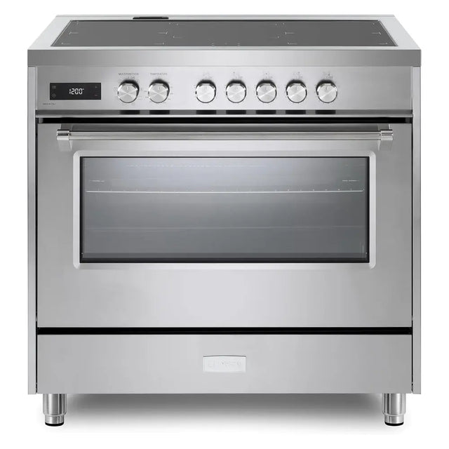 Verona VUFSIE365SS 36 inch Ultima Collection Freestanding Induction Range with 5 Elements, 5 cu. ft. Oven Capacity (Stainless Steel)