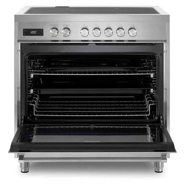 Verona VUFSIE365SS 36 inch Ultima Collection Freestanding Induction Range with 5 Elements, 5 cu. ft. Oven Capacity (Stainless Steel)