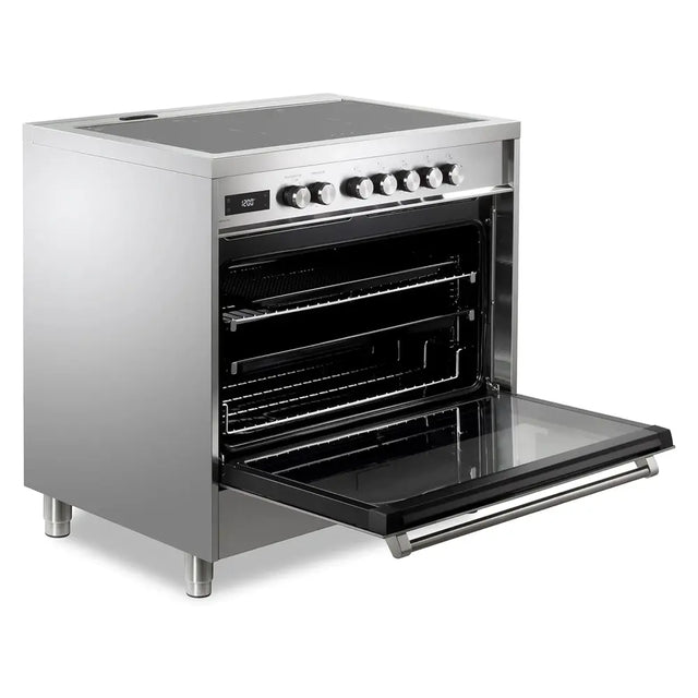 Verona VUFSIE365SS 36 inch Ultima Collection Freestanding Induction Range with 5 Elements, 5 cu. ft. Oven Capacity (Stainless Steel)