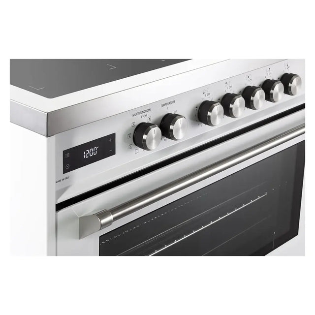 Verona VUFSIE365W 36 inch Ultima Collection Freestanding Induction Range with 5 Elements, 5 cu. ft. Oven Capacity (White)
