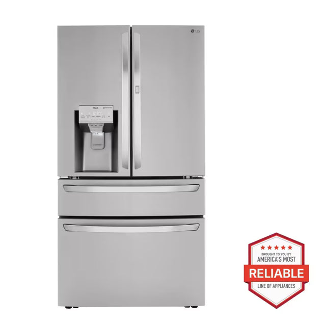 LG 23 cu. ft. Smart Counter-Depth Refrigerator with Craft Ice™ LRMDC2306S