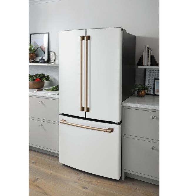 Café ENERGY STAR 18.6 Cu. Ft. Counter-Depth French-Door Refrigerator CWE19SP4NW2