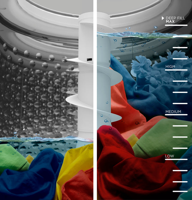 GE® 4.5 cu. ft. Capacity Washer with Water Level Control GTW585BPVDG