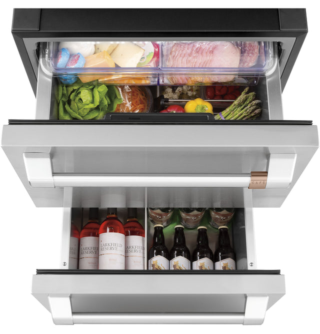Café 5.7 Cu. Ft. Built-In Dual-Drawer Refrigerator CDE06RP2NS1