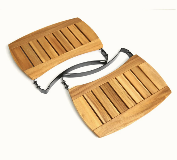 Big Green EGG 21 in. Acacia Wood 2XL EGG Mates BGE-121141