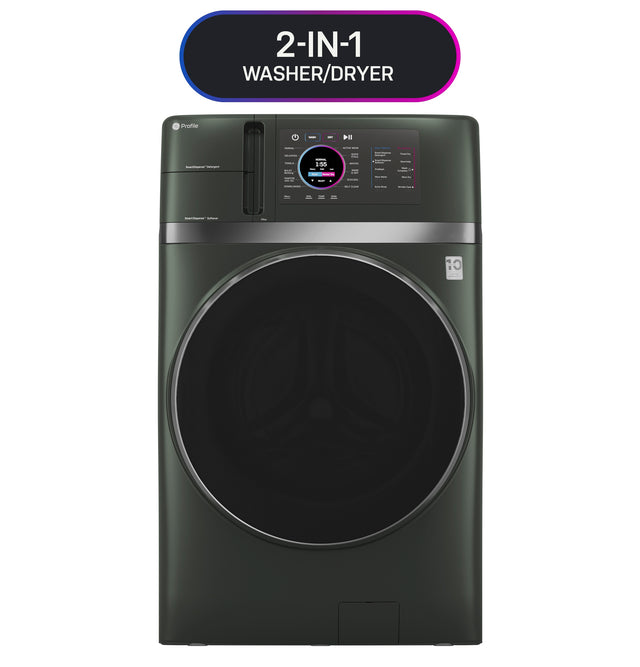 GE Profile™ ENERGY STAR® 4.8 cu. ft. Capacity UltraFast Combo with Ventless Inverter Heat Pump Technology Washer/Dryer PFQ97HSPVGN