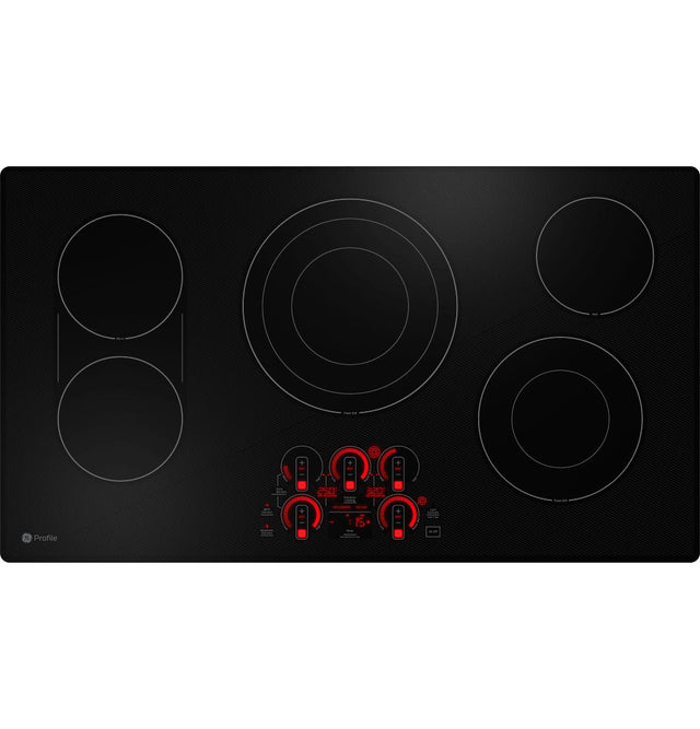 GE Profile 36" Built-In Touch Control Electric Cooktop PEP7036DTBB