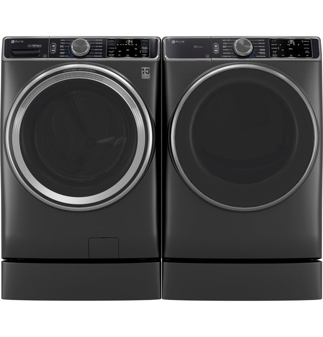 GE Profile™ ENERGY STAR® 7.8 cu. ft. Capacity Smart Front Load Electric Dryer with Steam and Sanitize Cycle PFD95ESPWDS