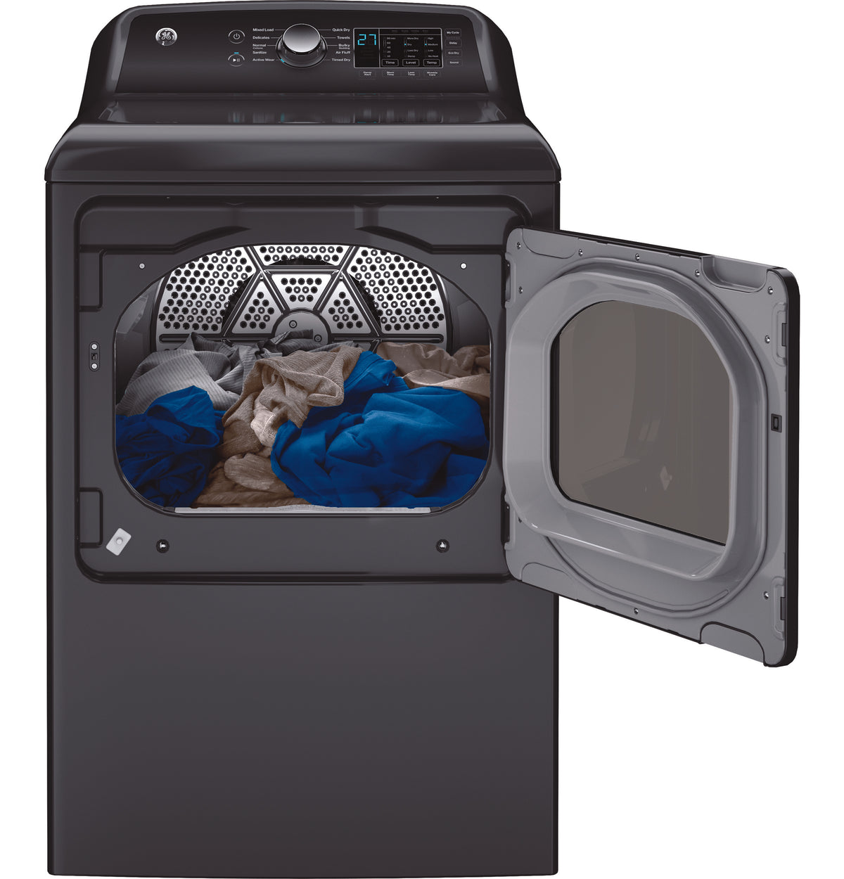 GE® 7.4 cu. ft. Capacity Electric Dryer with Up To 120 ft. Venting and Sensor Dry GTD58EBPVDG