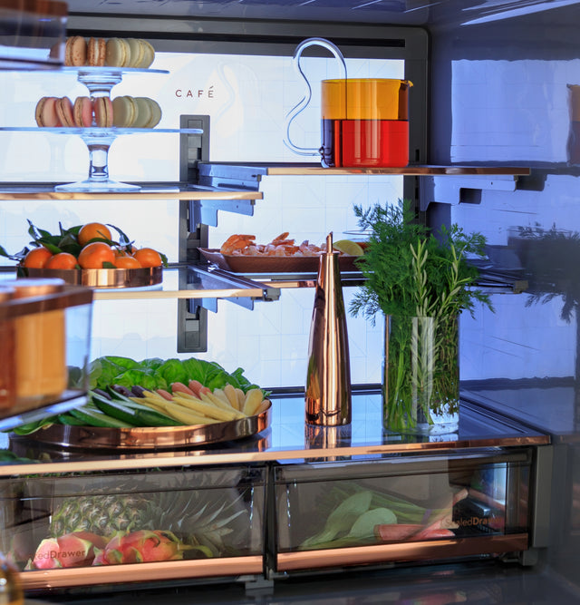 Café ENERGY STAR 27.6 Cu. Ft. 4- Door French-Door Refrigerator CVE28DM5NS5