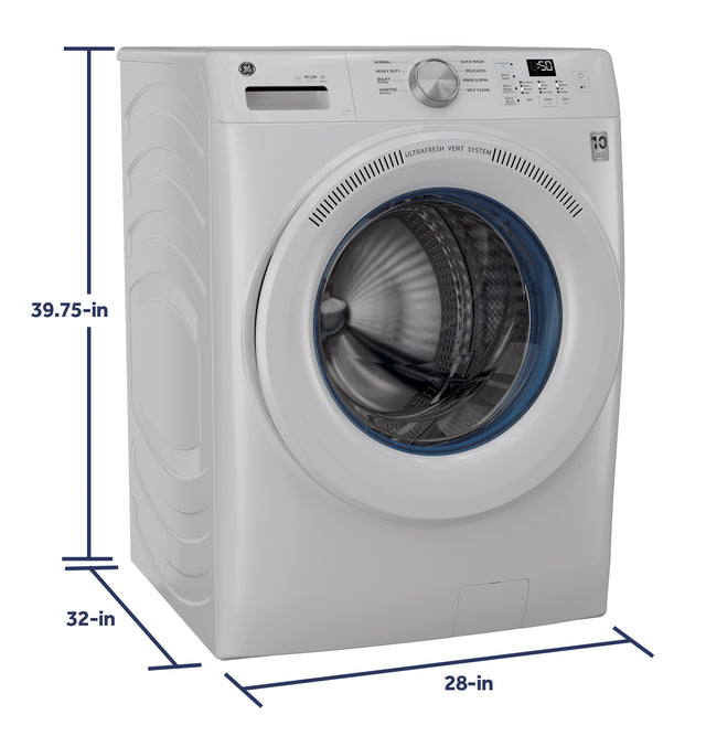 GE® ENERGY STAR® 4.6 cu. ft. Capacity Smart Front Load Washer with UltraFresh Vent System with OdorBlock™ GFW350SSYWW