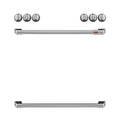 CAFÉ™ Front Control Electric Knobs and Handles - Brushed Stainless CXFCEHKPMSS