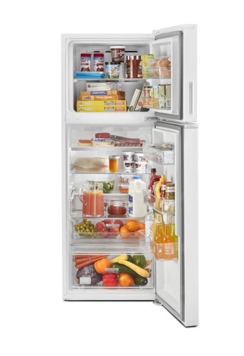 Whirlpool 24-inch Wide Small Space Top-Freezer Refrigerator - 12.9 cu. ft. WRT313CZLW