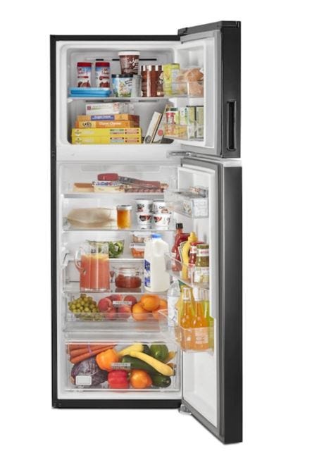 Whirlpool 24-inch Wide Small Space Top-Freezer Refrigerator - 12.9 cu. ft. WRT313CZLB