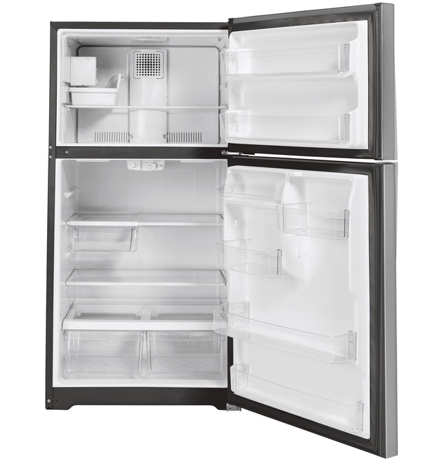 GE® ENERGY STAR® 21.9 Cu. Ft. Top-Freezer Refrigerator GE® ENERGY STAR® GIE22JSNRSS