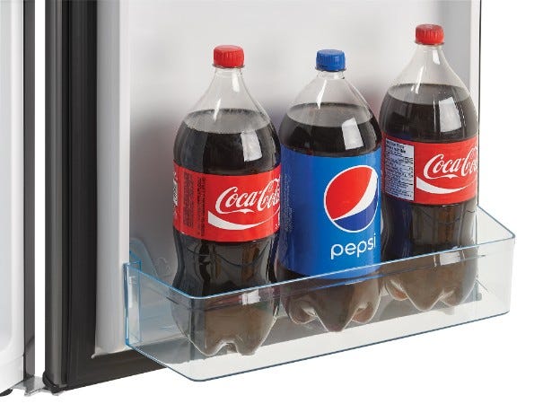 Danby 4.5 cu. ft. Compact Refrigerator with True Freezer DCR045B1BSLDB