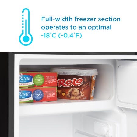 Danby 4.5 cu. ft. Compact Refrigerator with True Freezer DCR045B1BSLDB