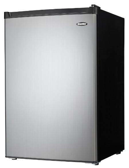 Danby 4.5 cu. ft. Compact Refrigerator with True Freezer DCR045B1BSLDB