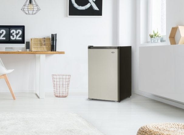 Danby 4.5 cu. ft. Compact Refrigerator with True Freezer DCR045B1BSLDB