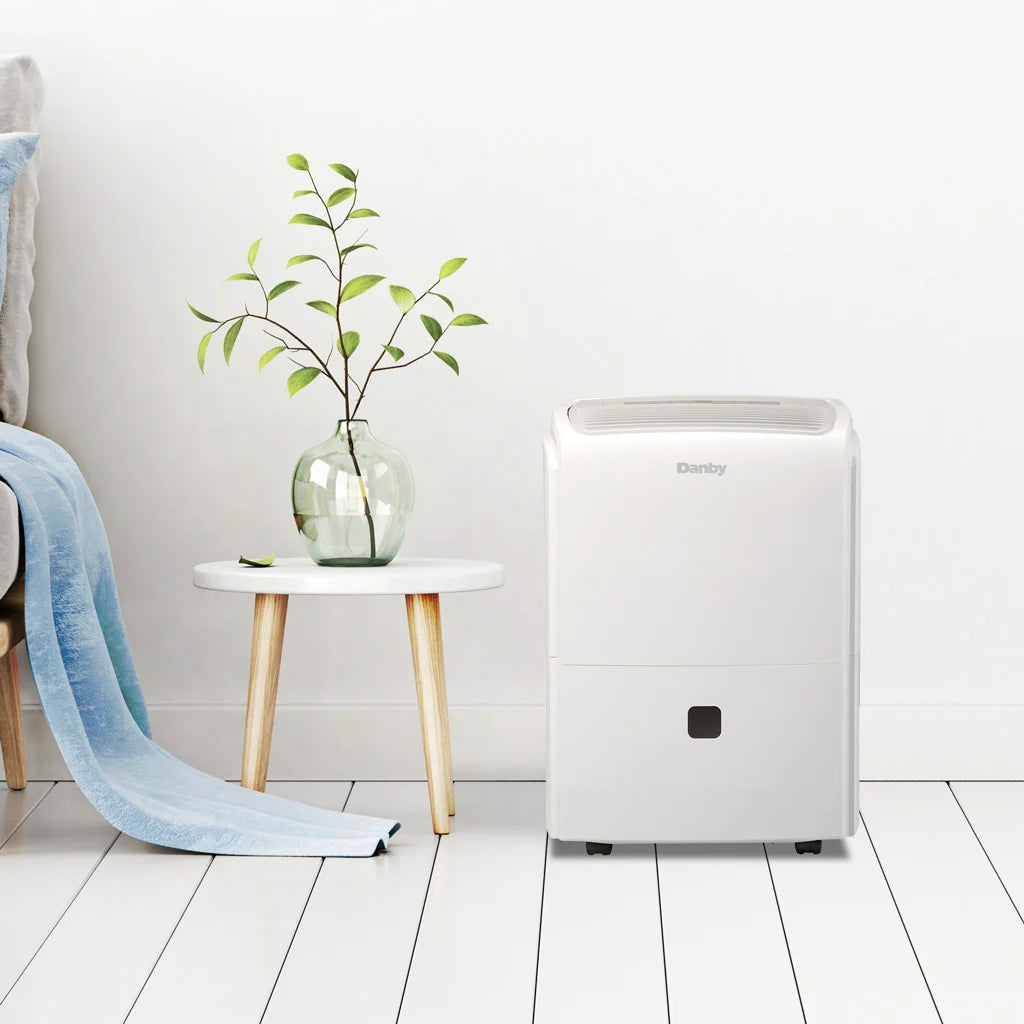 Danby 40 Pint Dehumidifier in White DDR040EB2WDB