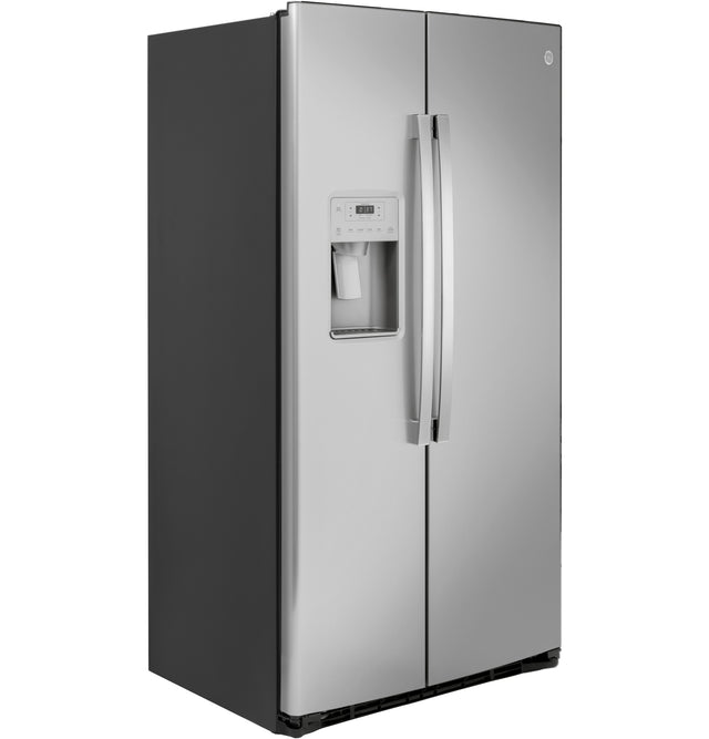 GE 21.8 Cu. Ft. Counter-Depth Side-By-Side Refrigerator GZS22IYNFS