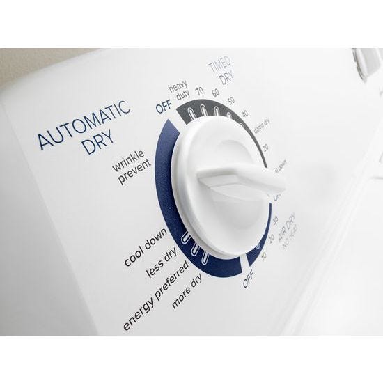 Amana 6.5 cu. ft. Top-Load Electric Dryer with Automatic Dryness Control NED4655EW