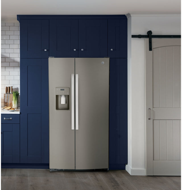 GE 25.3 Cu. Ft. Side-By-Side Refrigerator GSS25GMPES