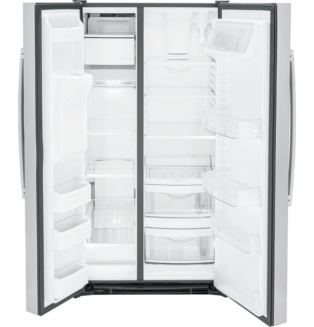 GE 25.3 Cu. Ft. Side-By-Side Refrigerator GSS25GYPFS