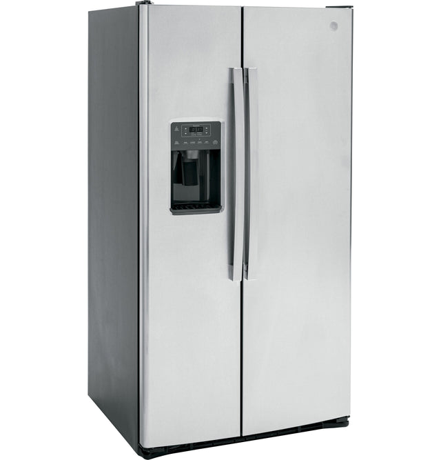 GE 25.3 Cu. Ft. Side-By-Side Refrigerator GSS25GYPFS