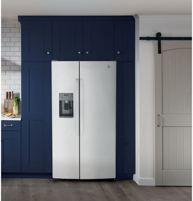 GE 25.3 Cu. Ft. Side-By-Side Refrigerator GSS25GYPFS