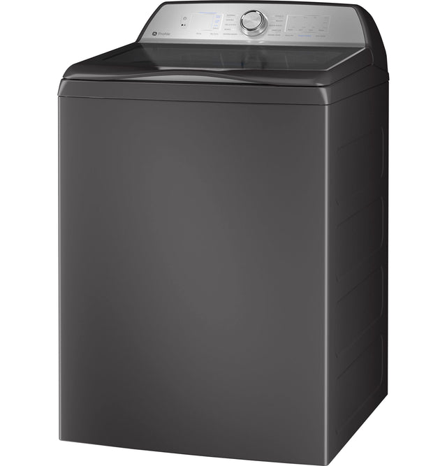 GE Profile 4.9 cu. ft. Capacity Washer with Smarter Wash Technology and FlexDispense PTW605BPRDG