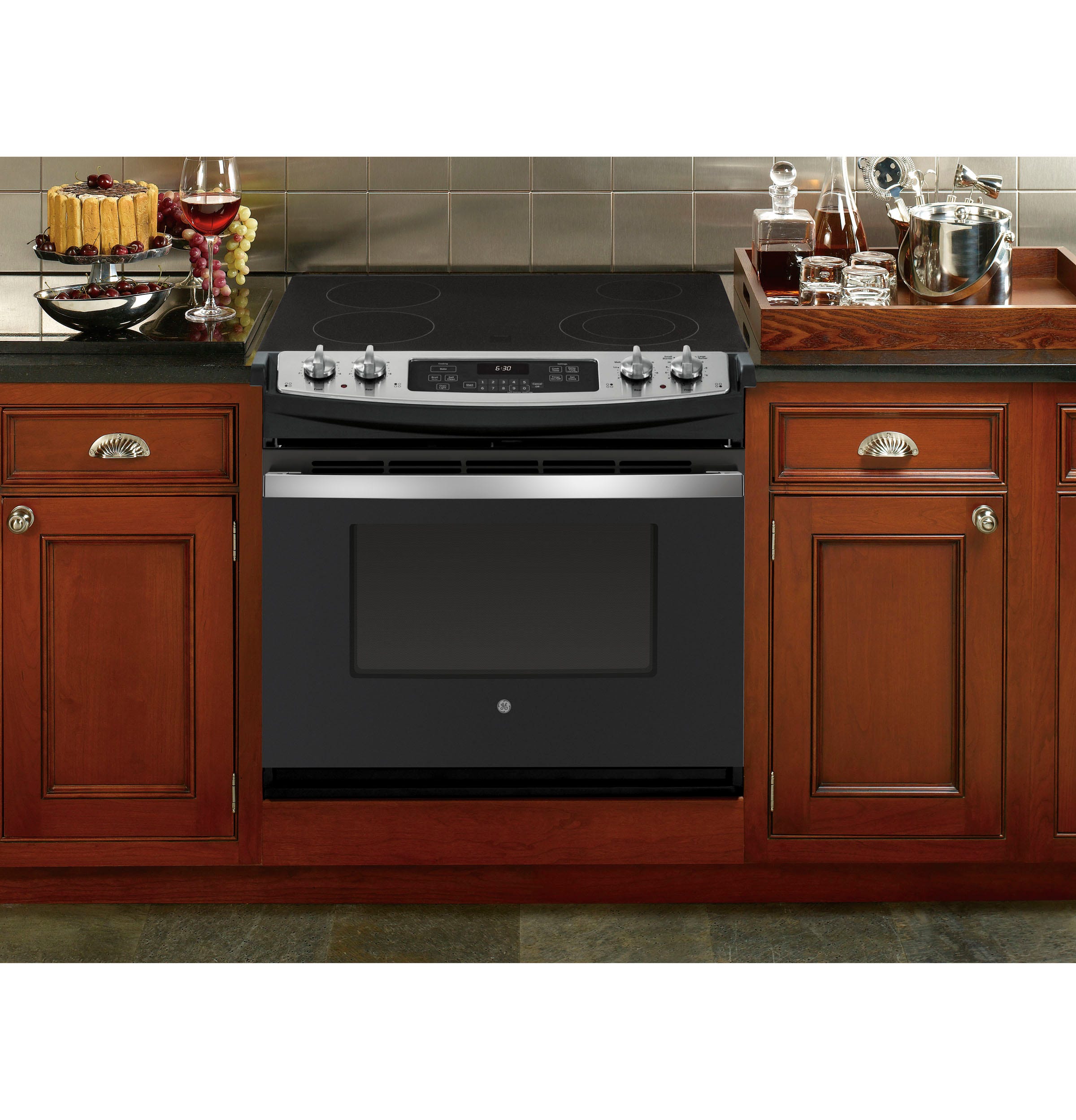 GE 30" DROP-IN ELECTRIC RANGE JD630STSS