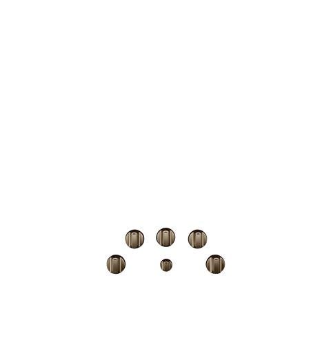 Café 5 Electric Cooktop Knobs - Brushed Bronze CXCE1HKPMBZ
