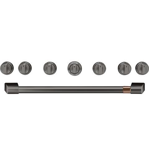 Café 36" Brushed Black Handle & Knob Set for Pro Range and Rangetop CXPR6HKPMBT