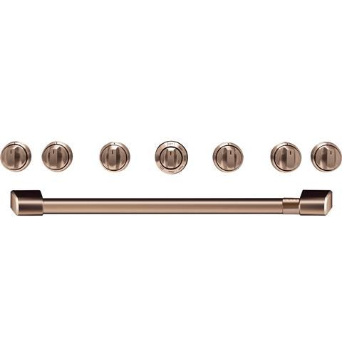 Café 36" Brushed Copper Handle & Knob Set for Pro Range and Rangetop CXPR6HKPMCU