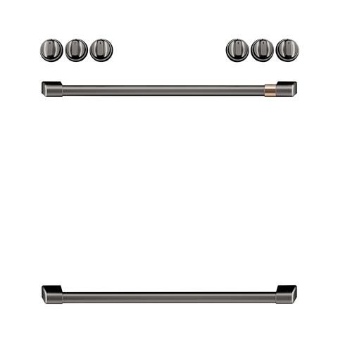 Café™ Front Control Electric Knobs and Handles - Brushed Black CXFCEHKPMBT