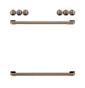 Café Front Control Electric Knobs and Handles - Brushed Copper CXFCEHKPMCU
