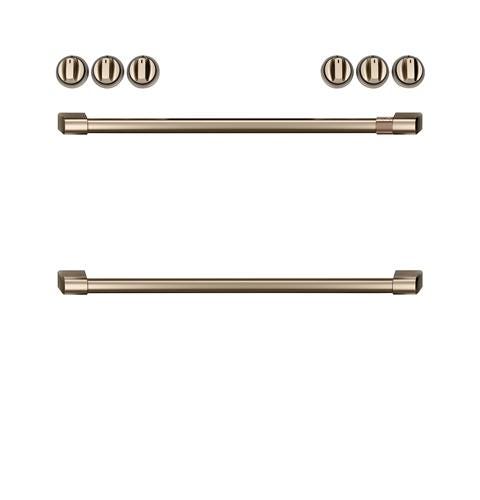 Café™ Front Control Induction Knobs and Handles - Brushed Bronze CXFCHHKPMBZ