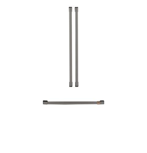 Café™ Refrigeration Handle Kit - Brushed Black CXMA3H3PNBT