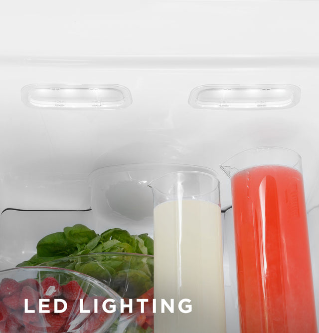 GE ENERGY STAR 23.0 CU. FT. SIDE-BY-SIDE REFRIGERATOR GSE23GGPWW