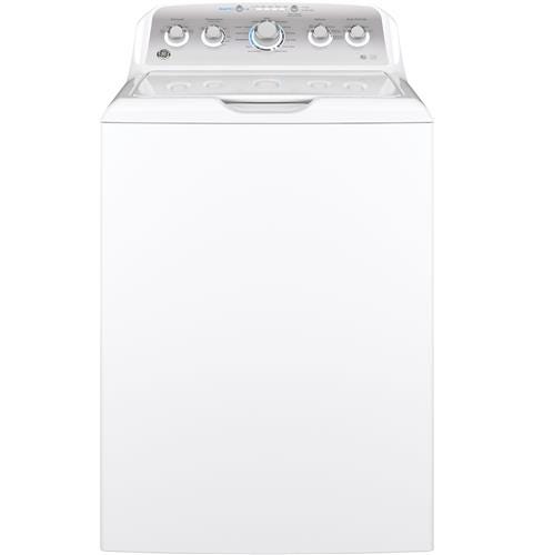 GE 4.6 cu. ft. Capacity Washer with Stainless Steel Basket GTW500ASNWS