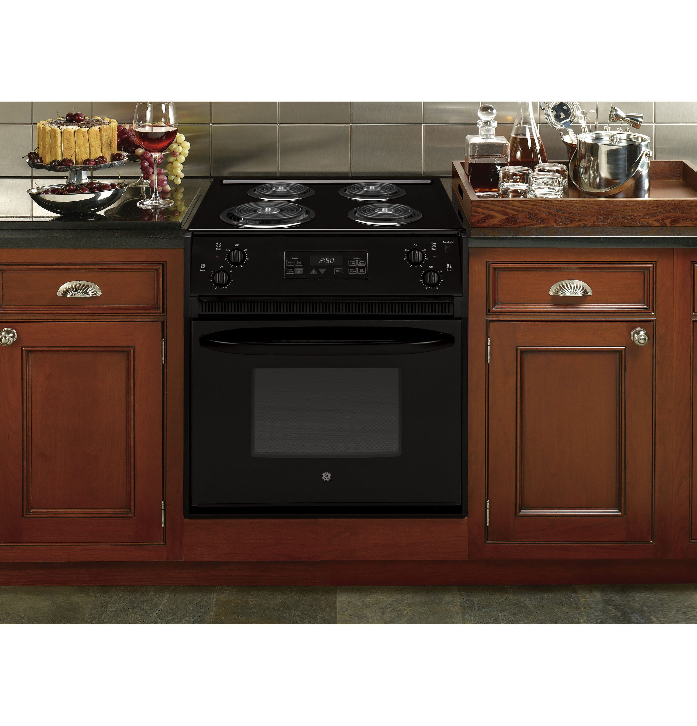 GE 27" Drop-In Electric Range JM250DTBB